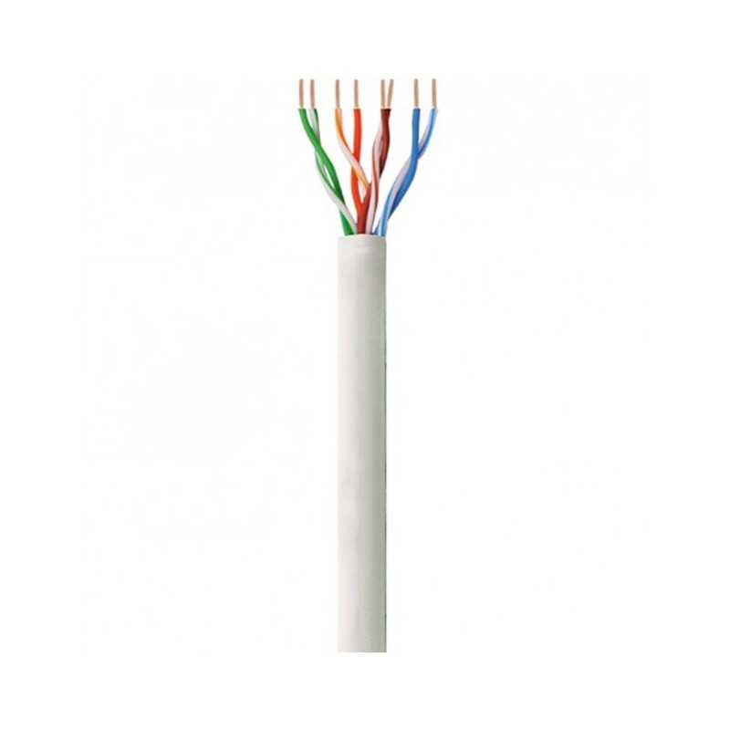 Bobina de 305m de cable U/UTP cat. Ethernet dura 5e CCA