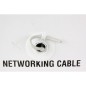 Bobina de 305m de cable U/UTP cat. Ethernet dura 5e CCA