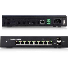 EdgeSwitch ES-8-150W switch 8 porte PoE+ Gigabit + 2 porte SFP + 1 porta Console Ubiquiti