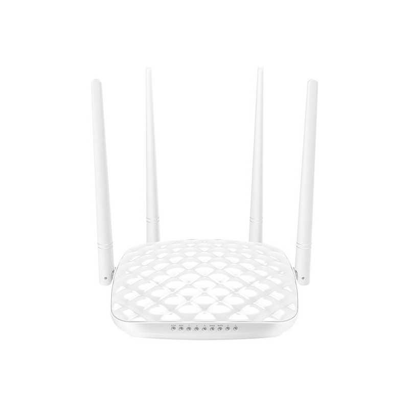 Router Wi-Fi de alta potencia FH456 con 4 antenas externas 5dBi 300Mbps 1 puerto WAN 3 puertos LAN Tenda