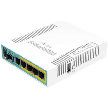 Router HEX PoE con 5 puertos Gigabit RB960PGS MikroTik