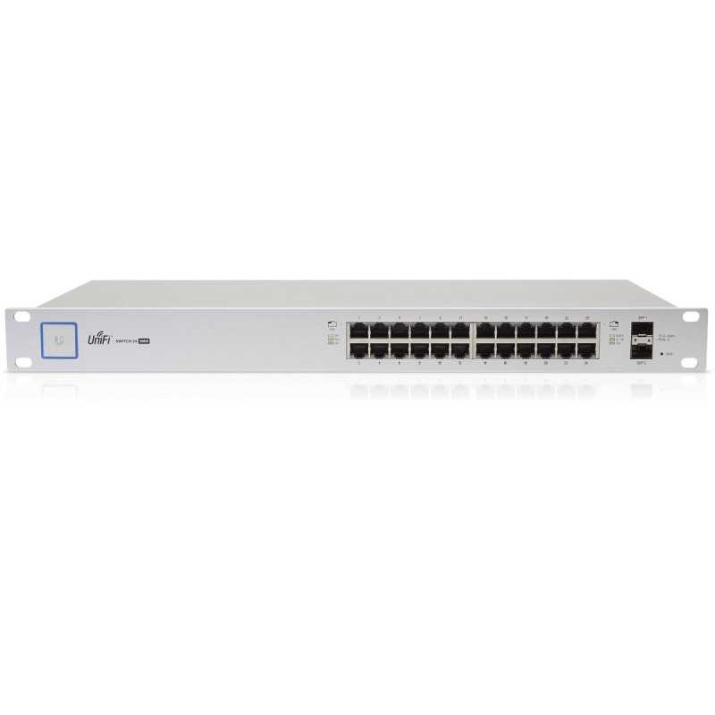 Switch UniFi US-24-500W Ubiquiti 24 puertos Gigabit PoE + 2 SFP