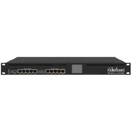 RB3011UiAS-RM RouterBOARD 10 ports Gigabit + 1x SFP + 1x USB 3.0 RouterOS L5 MikroTik