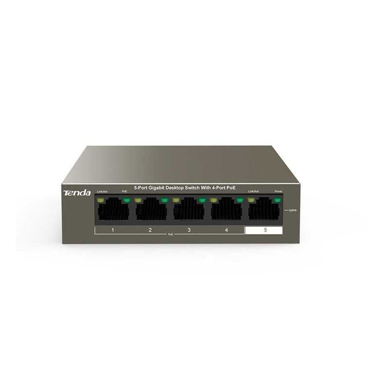 TEG1105P 5-Port-Gigabit-Switch mit 4 Tenda POE-Ports