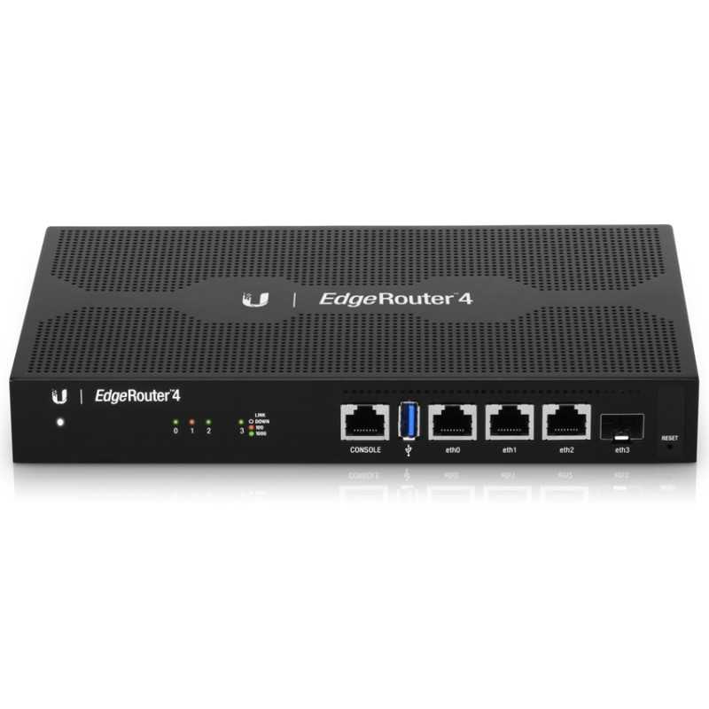 EdgeRouter 4 ports Gigabit 1 port SFP ER-4 Ubiquiti