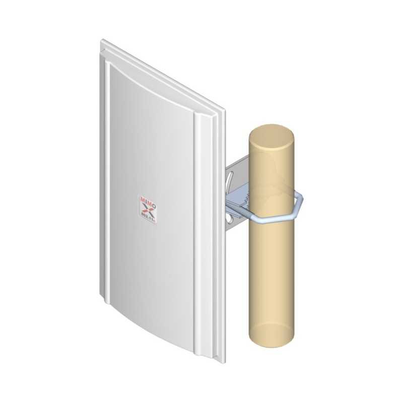 Antenne panneau MIMO à double polarisation 19dBi 5.0-5.9GHz