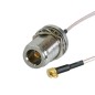 MMCX Pigtail : N-Femelle pour antennes 2.4 / 5GHz