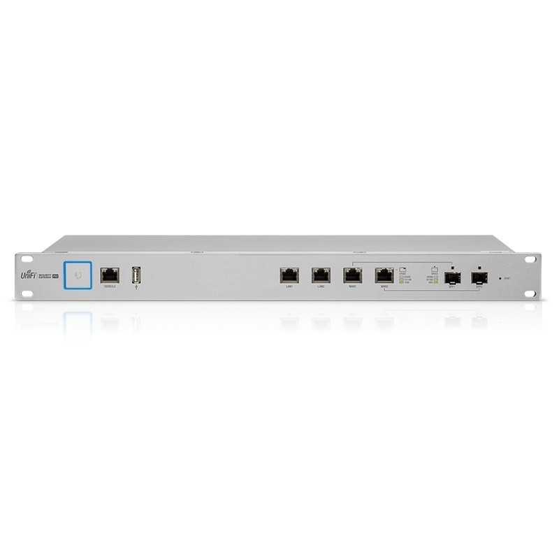 USG-PRO-4 Enrutador UniFi Security Gateway PRO 2 puertos LAN Gigabit 2 puertos WAN combinados Gigabit/SFP 1 puerto serie Consola