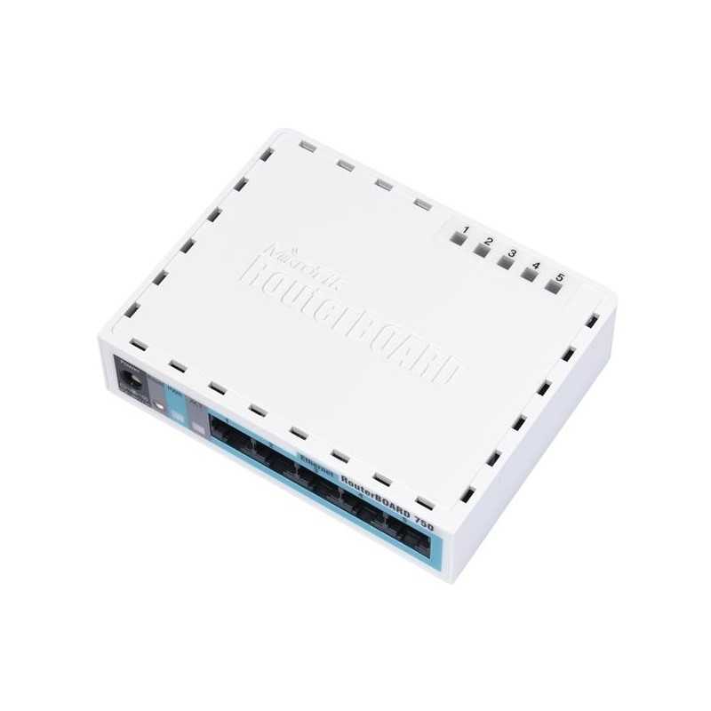 RouterBOARD RB750 Mikrotik + Level 4