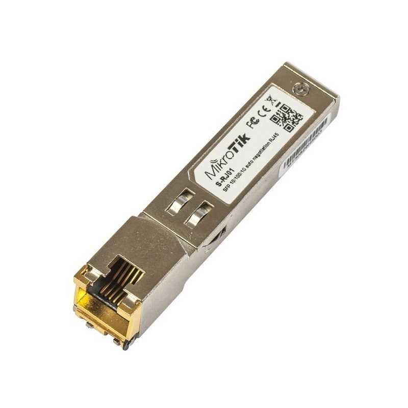 MikroTilk S-RJ01 Cuivre 10/100/1000Mbps SFP RJ45 Module