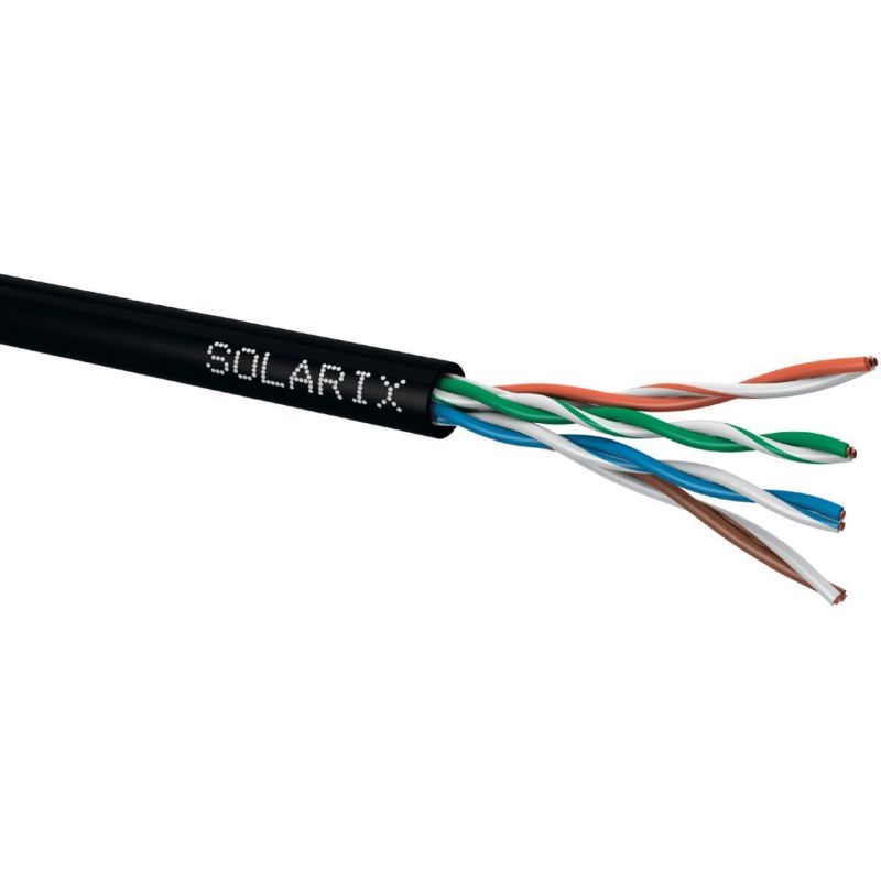 Outdoor Network Cable Cat 5e Utp In Pure Copper Up To 1gbps 100m Coil