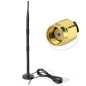 Antena wi-fi omnidireccional 9dBi + base magnética con cable de 3m de largo