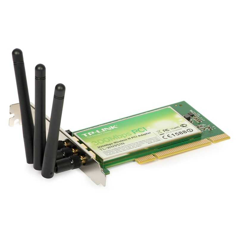 Tarjeta wifi tp-link TL-WN951N 300Mbps MIMO 3x3 PCI