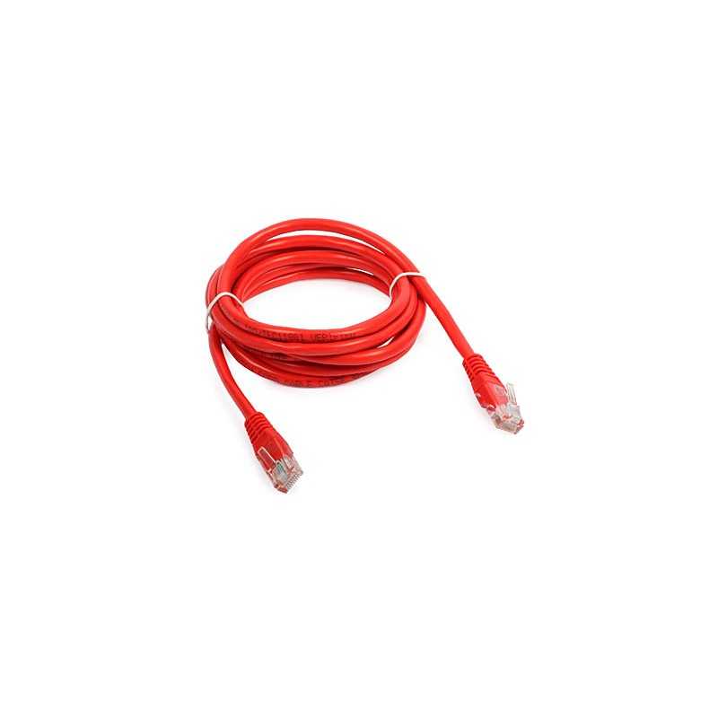 Latiguillo UTP Cat5e Rojo 2m