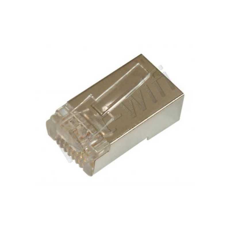 10 conectores RJ45 blindados para cable FTP