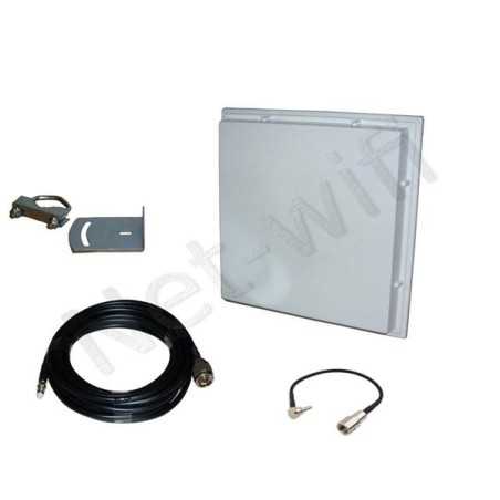 Kit antenne 15dBi 3G/UMTS + câble pour Huawei