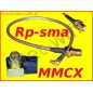 Conectores flexibles MMCX / Rp-sma