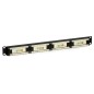 Patch Panel 1U 24 Puertos Cat.5e RJ45