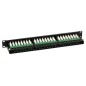 Patch Panel 1U 48 Puertos Cat.6 RJ45 + prensa cable