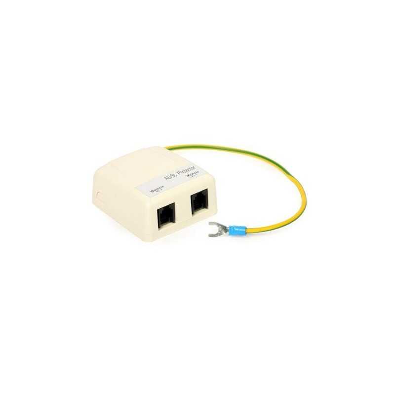 Protector contra sobretensiones ADSL Ethernet RJ11