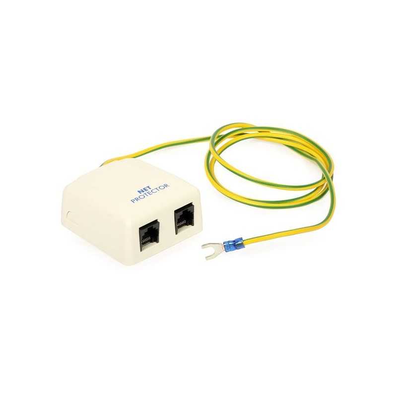 Protector contra sobretensiones de red ethernet RJ45