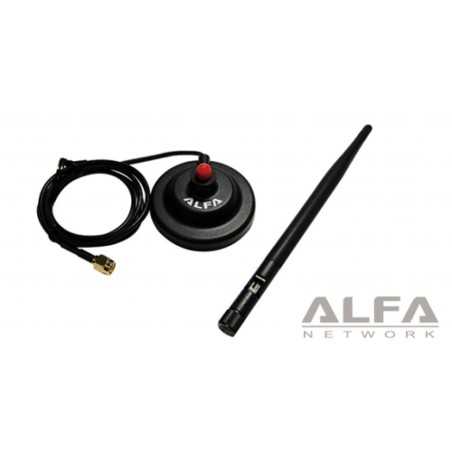 ARS-H002 antenna 5dBi + base magnetica alfa network